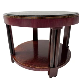 French Art Deco Coffee Table or Cocktail Table with Marble Top, 1930s